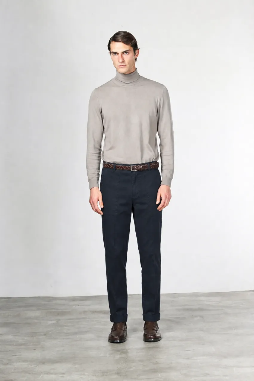 Mason's Prescott chinobukser navy gabardine relaxed