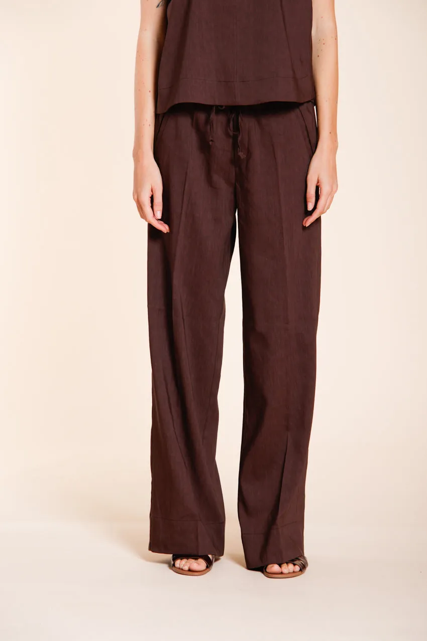 Mason's New York Studio Elax chinos brun hør straight