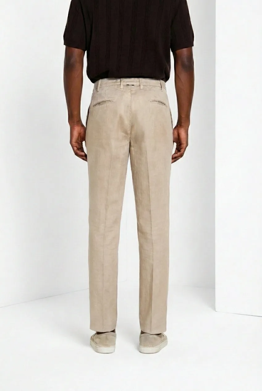 Mason's New York Icon Flex chinos regular beige hør