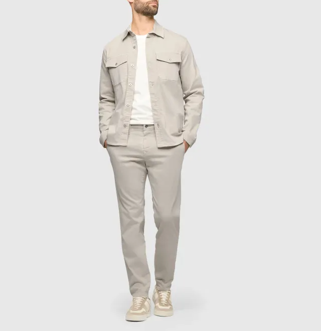 MAC Overshirt denim overskjorte beige str M