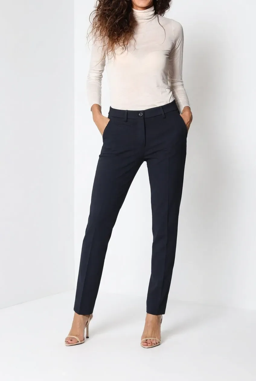 Mason's New York Slim dame chino bukser mørkeblå slim