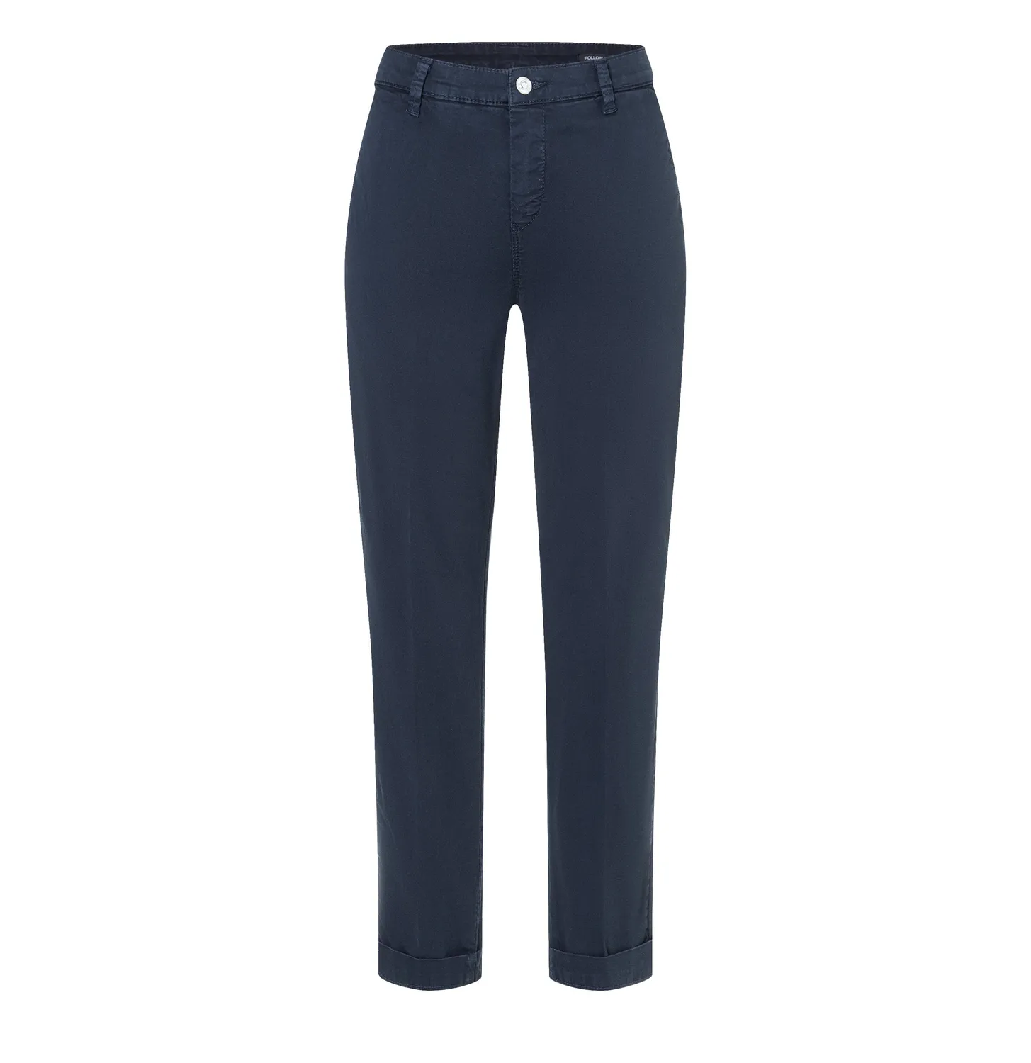 MAC Chino Turn Up 3075-00-0434L chino mørkeblå Slim Fit