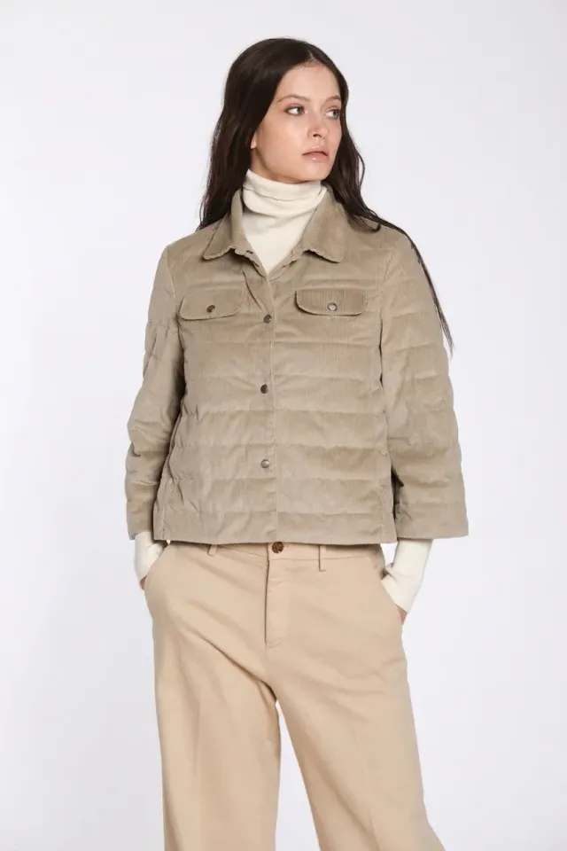 Mason's Amy Jacket jakke beige fløjl