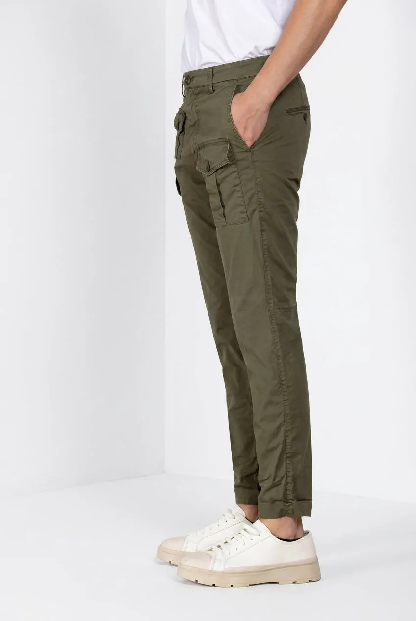 Mason's George Coolpocket cargobukser carrot mørkegrøn