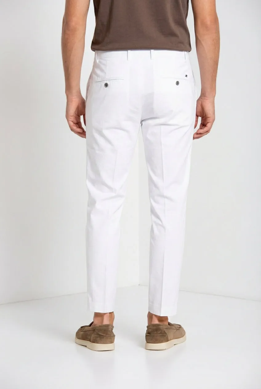 Mason's Milano chino bukser hvid extra slim stretch