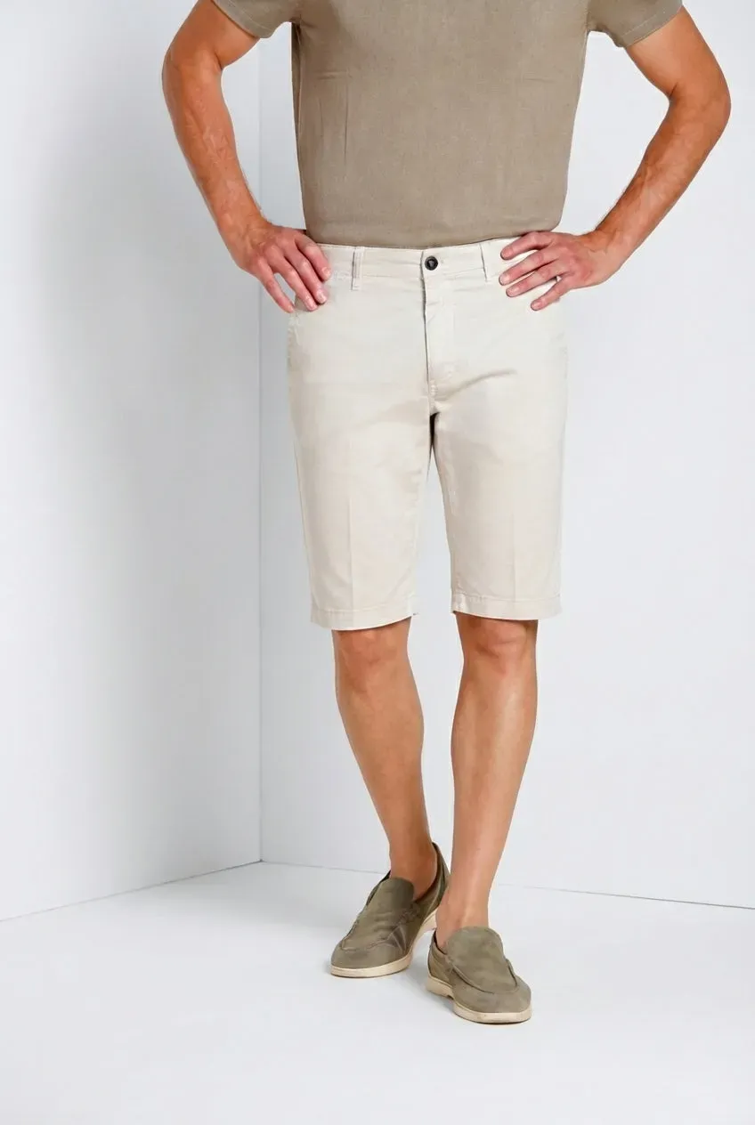 Mason's London bermudashorts lysegrå regular