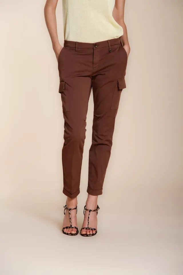Mason's Chile City cargobukser mørkebrun slim fit