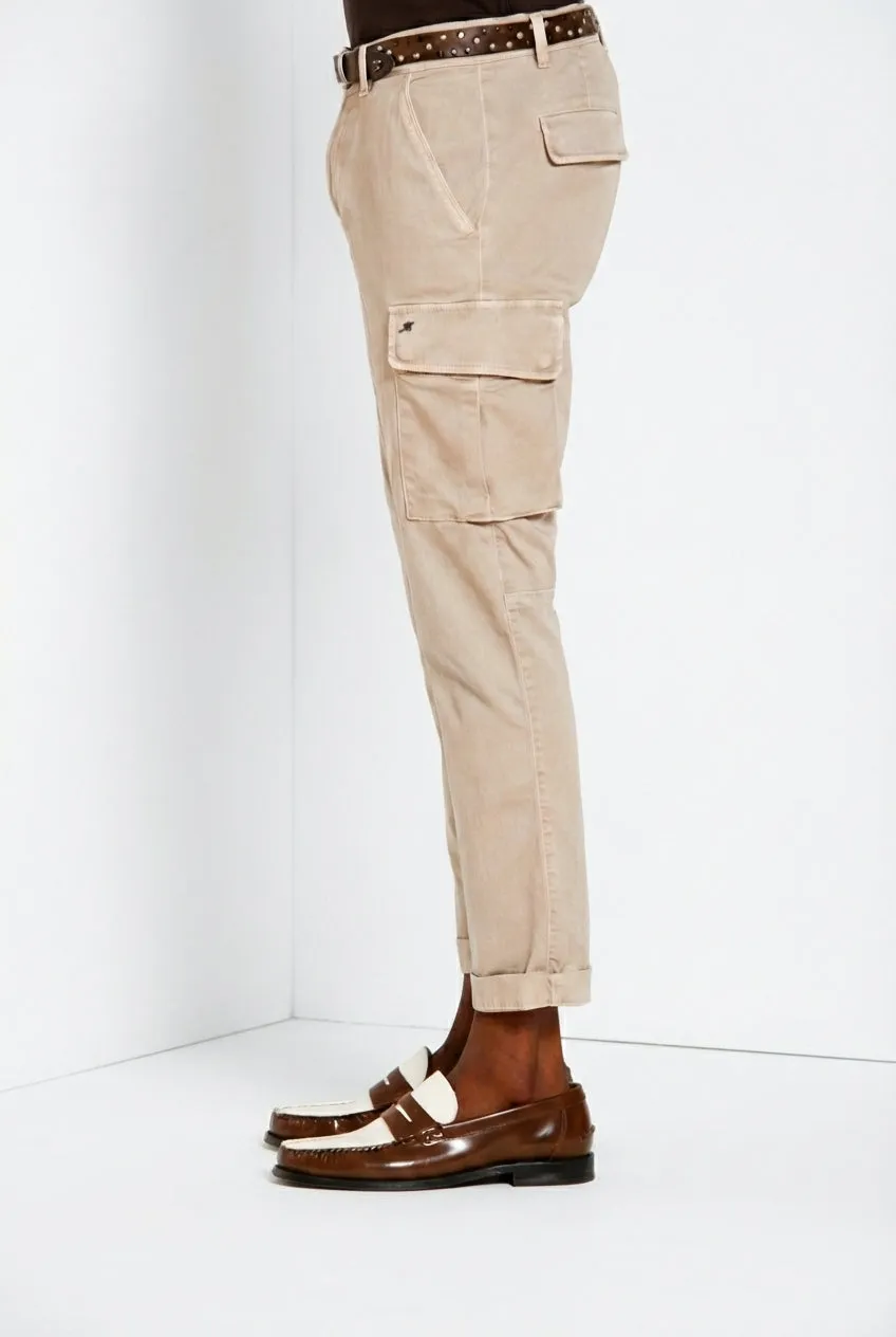 Mason's Chile cargobukser extra slim lysebeige