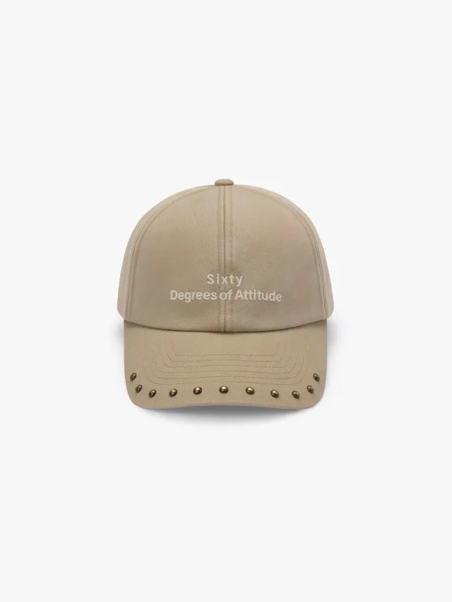 Miss Sixty cap med nitter khaki justerbar