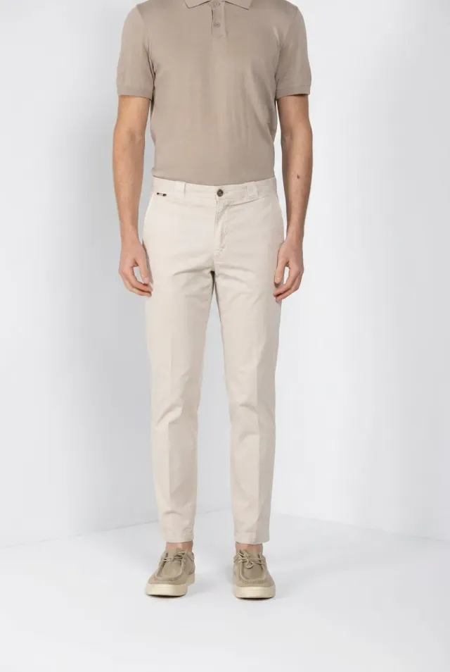 Mason's Madison M74 chinobukser stucco twill carrot