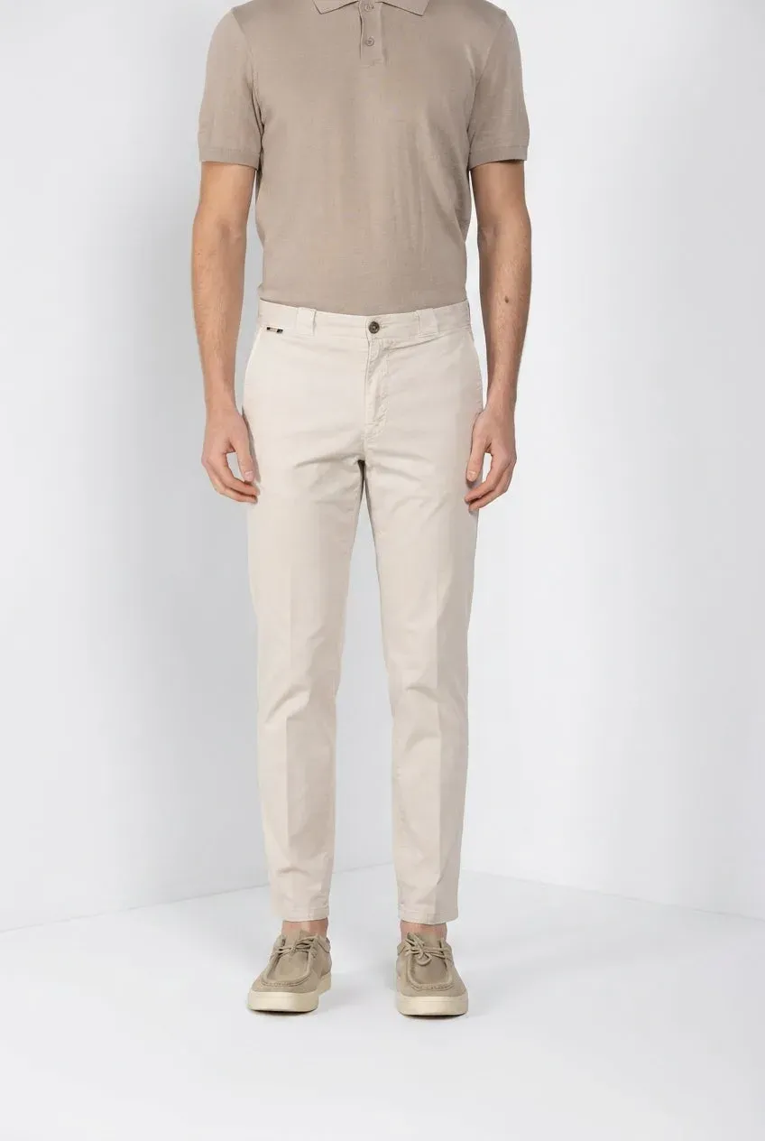 Mason's Madison M74 chinobukser stucco twill carrot