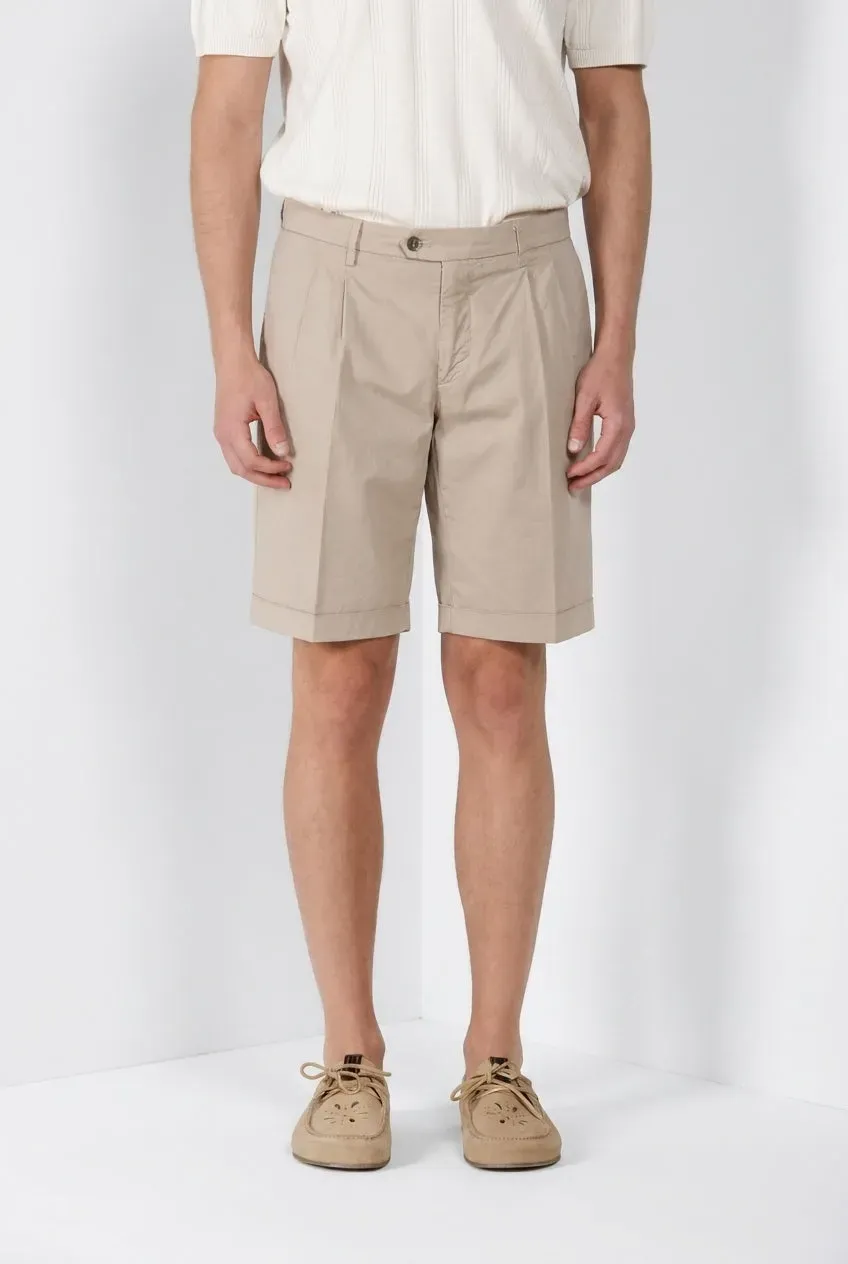 Mason's New York 2 Pinces bermudashorts lysebeige regular