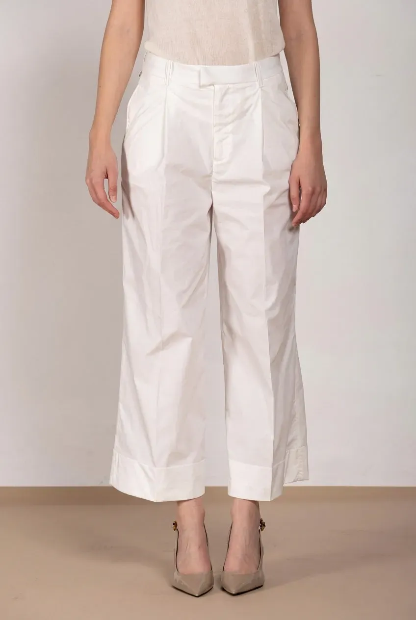Mason's New York Wide chinos mælkehvid wide leg