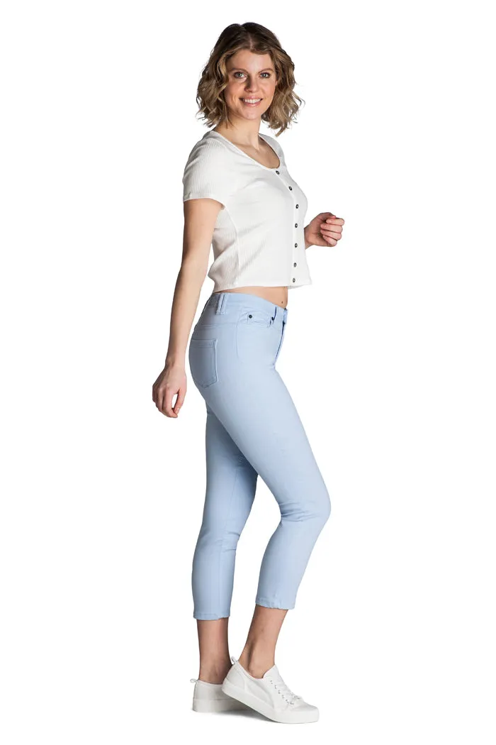 Merrytime 15637-430-21 Super Slim ankel jeans lys blå