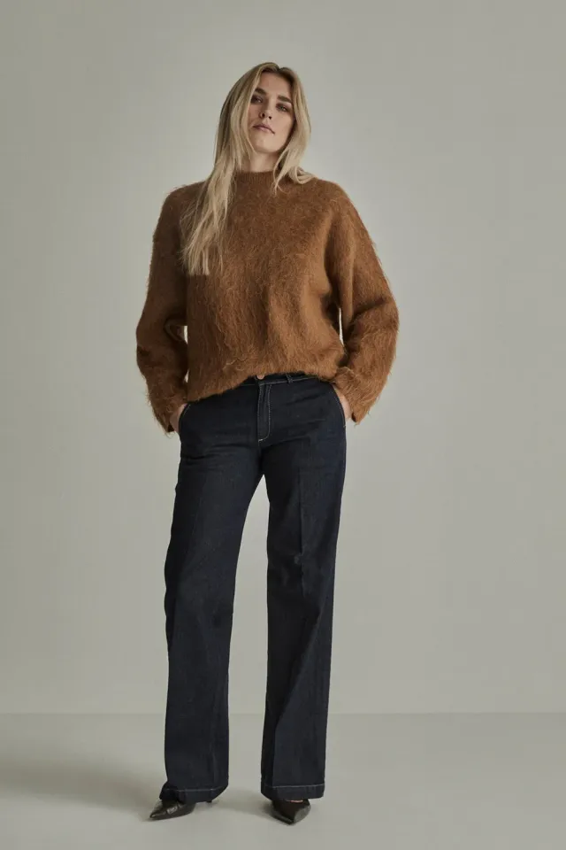 Para Mi Mira City jeans indigo - wide høj talje