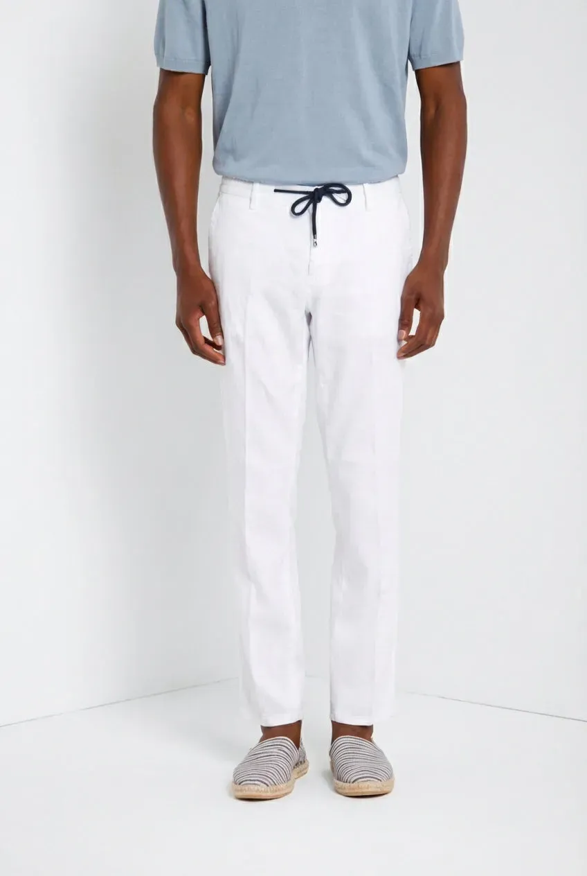 Mason's Milano Jogger chinobukser hvid hør