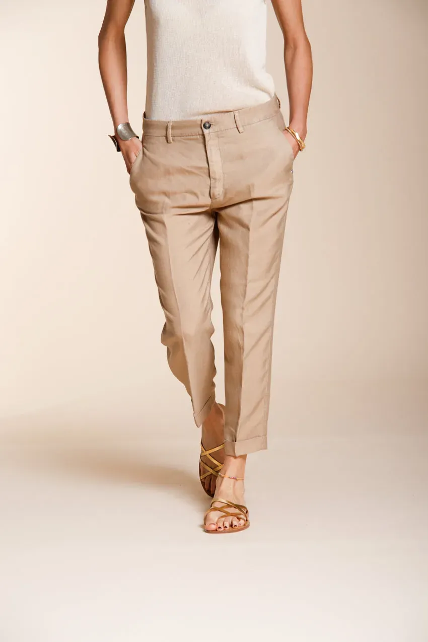 Mason's Linda Summer chinobukser relaxed beige hør