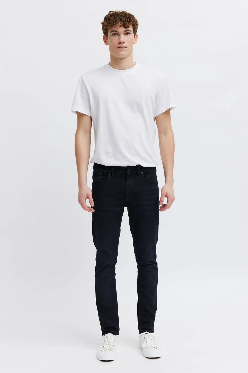 Organsk Atmosphere Black Rock lll jeans sort stretch