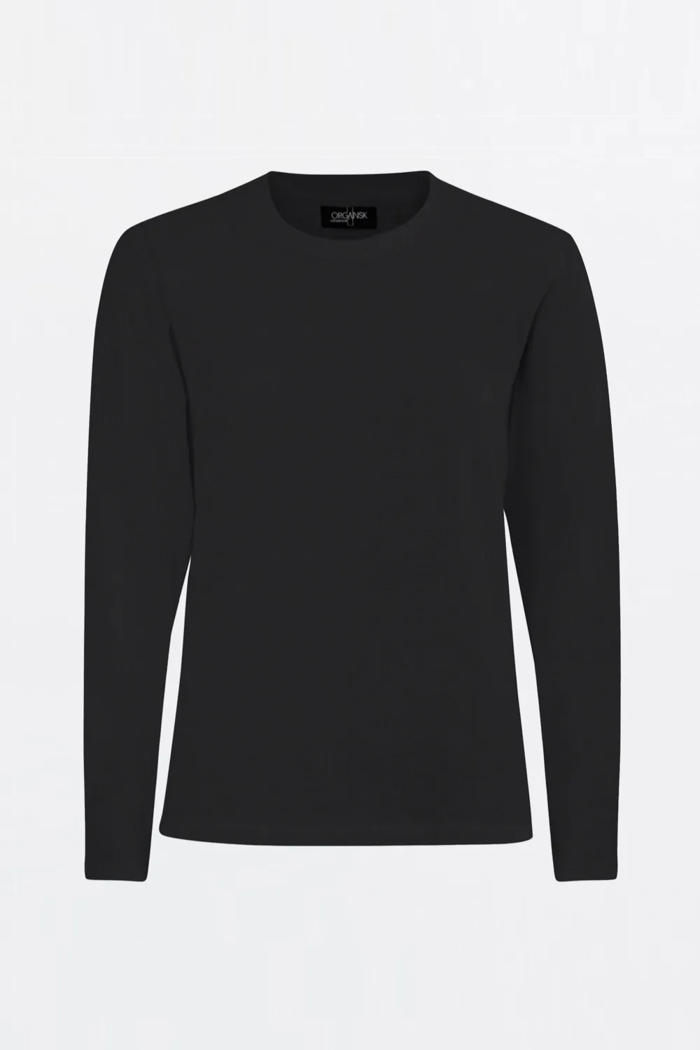 Organsk Classic langærmet T-shirt hvid økologisk