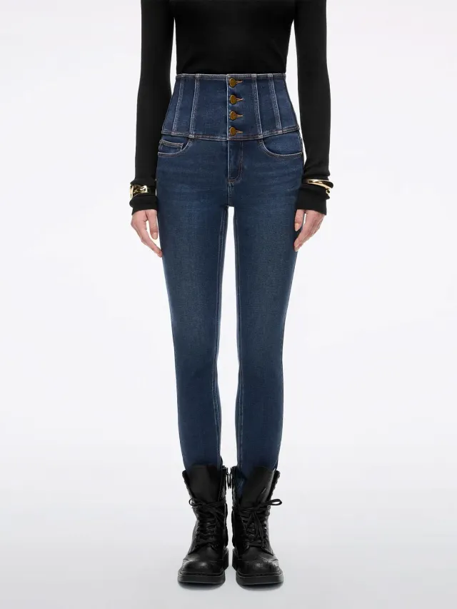 Miss Sixty Glenda skinny jeans mørkeblå varm