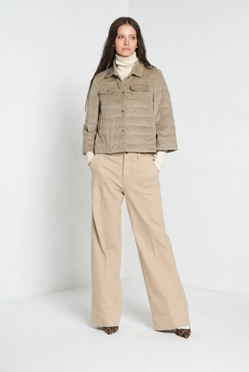 Mason's Amy Jacket jakke beige fløjl