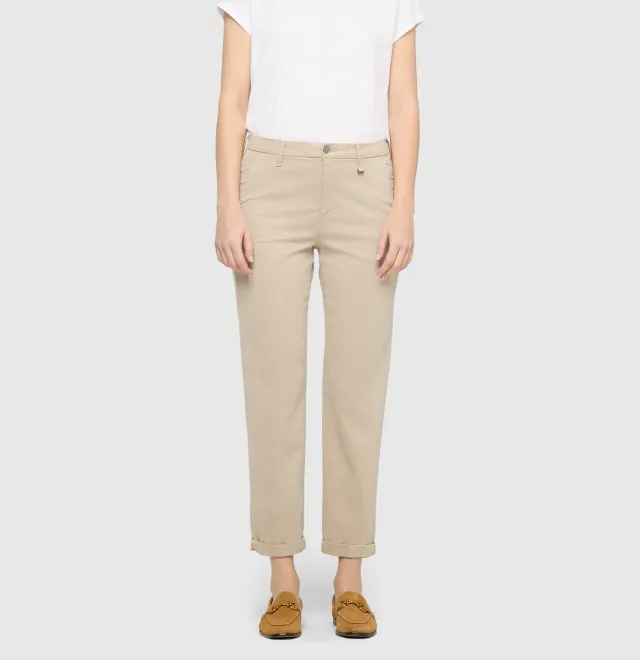 MAC Chino Turn Up 3075 chinos beige slim fit