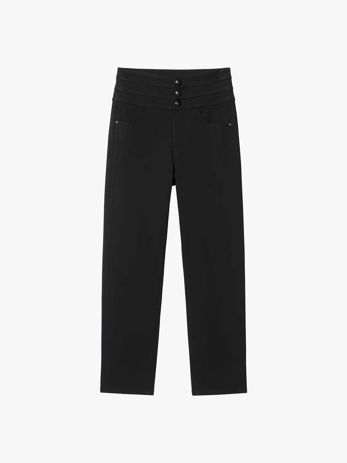 Miss Sixty Straight jeans sort høj talje stretch