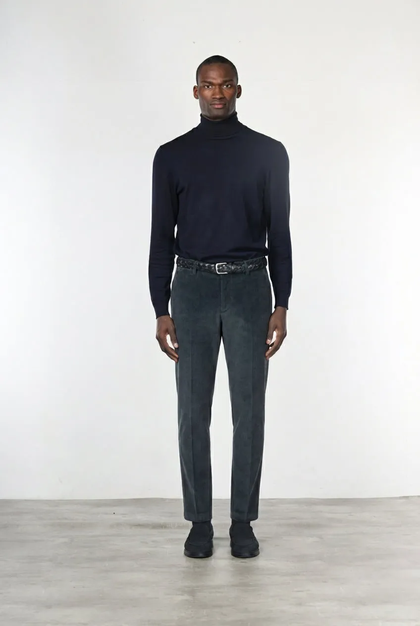 Mason's Milano chino mørkegrå fløjl extra slim