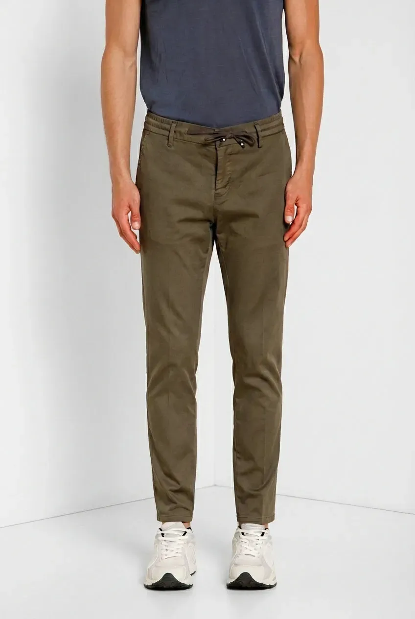 Mason's Milano Jogger chinos grøn extra slim