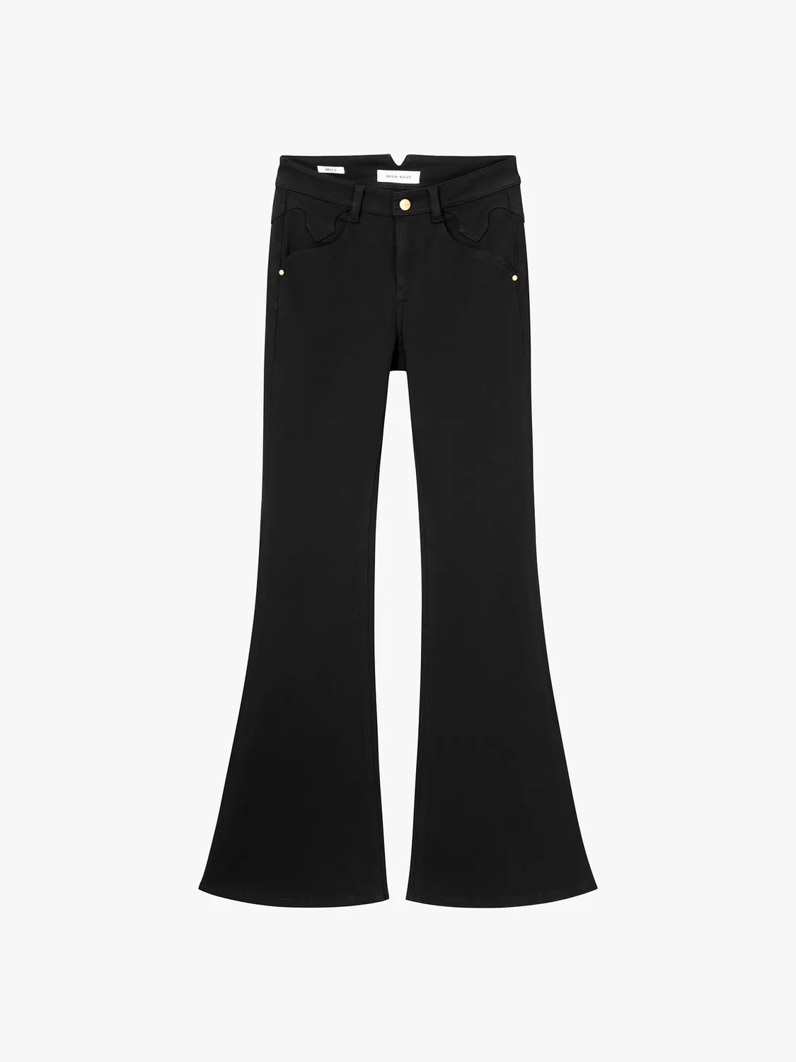 Miss Sixty Bella flare jeans sort slim stretch