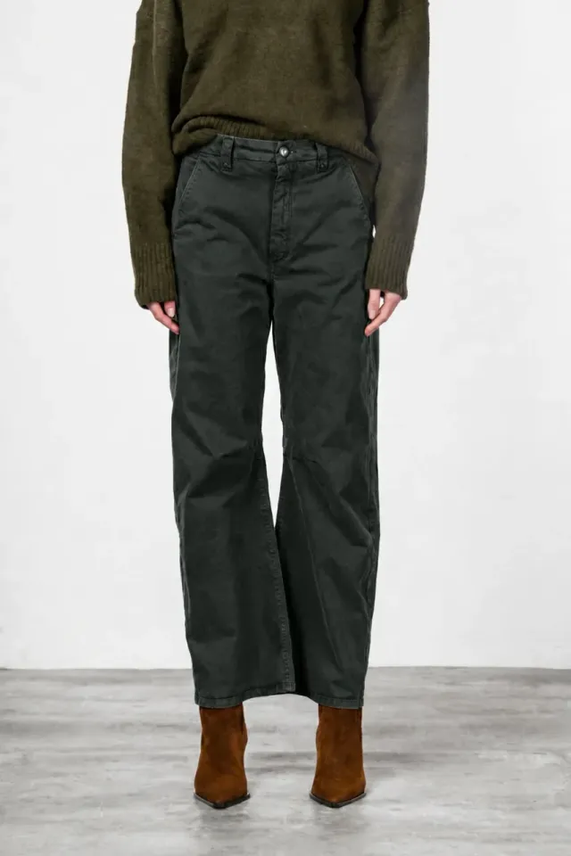 Mason's Vivienne City gabardinebukser mørkegrøn balloon