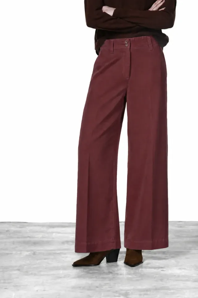 Mason's New York Wide Elax chinos bordeaux