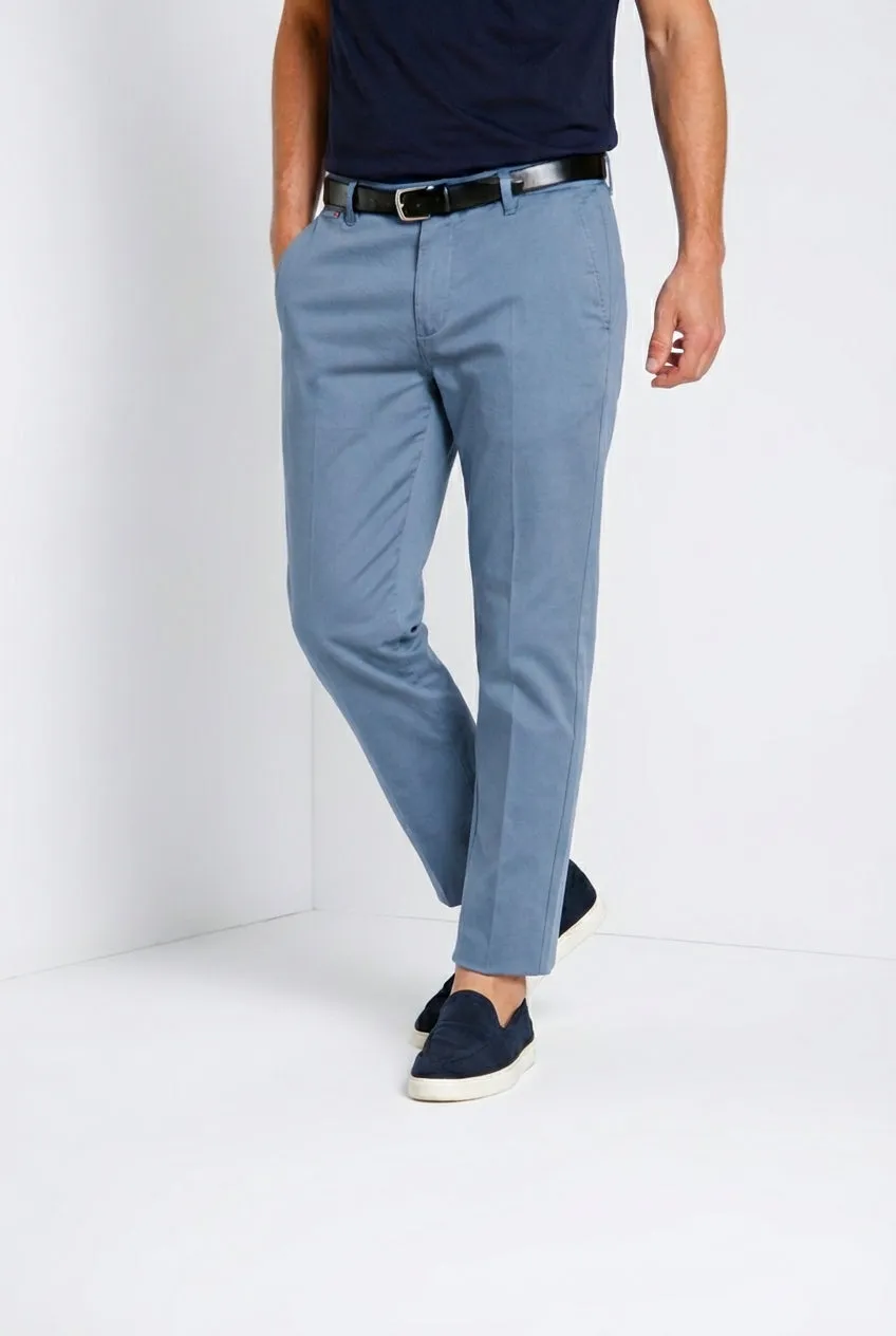 Mason's John Coolkhinos chinobukser lyseblå carrot – satin