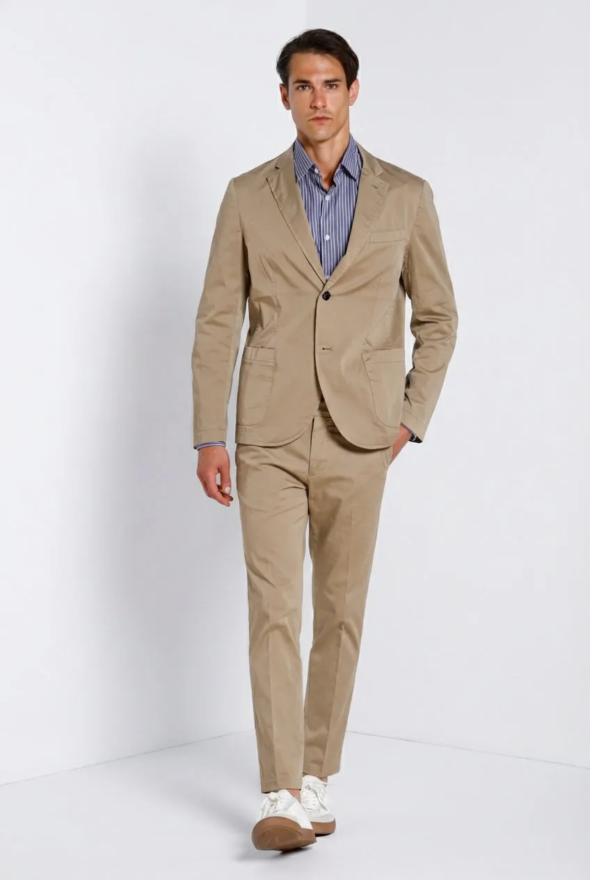 Mason's Da Vinci Travel blazer khaki stretch
