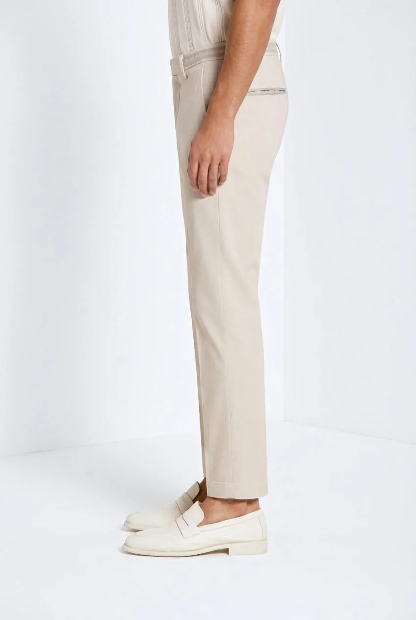 Mason's Torino City chino stucco slim lyocell