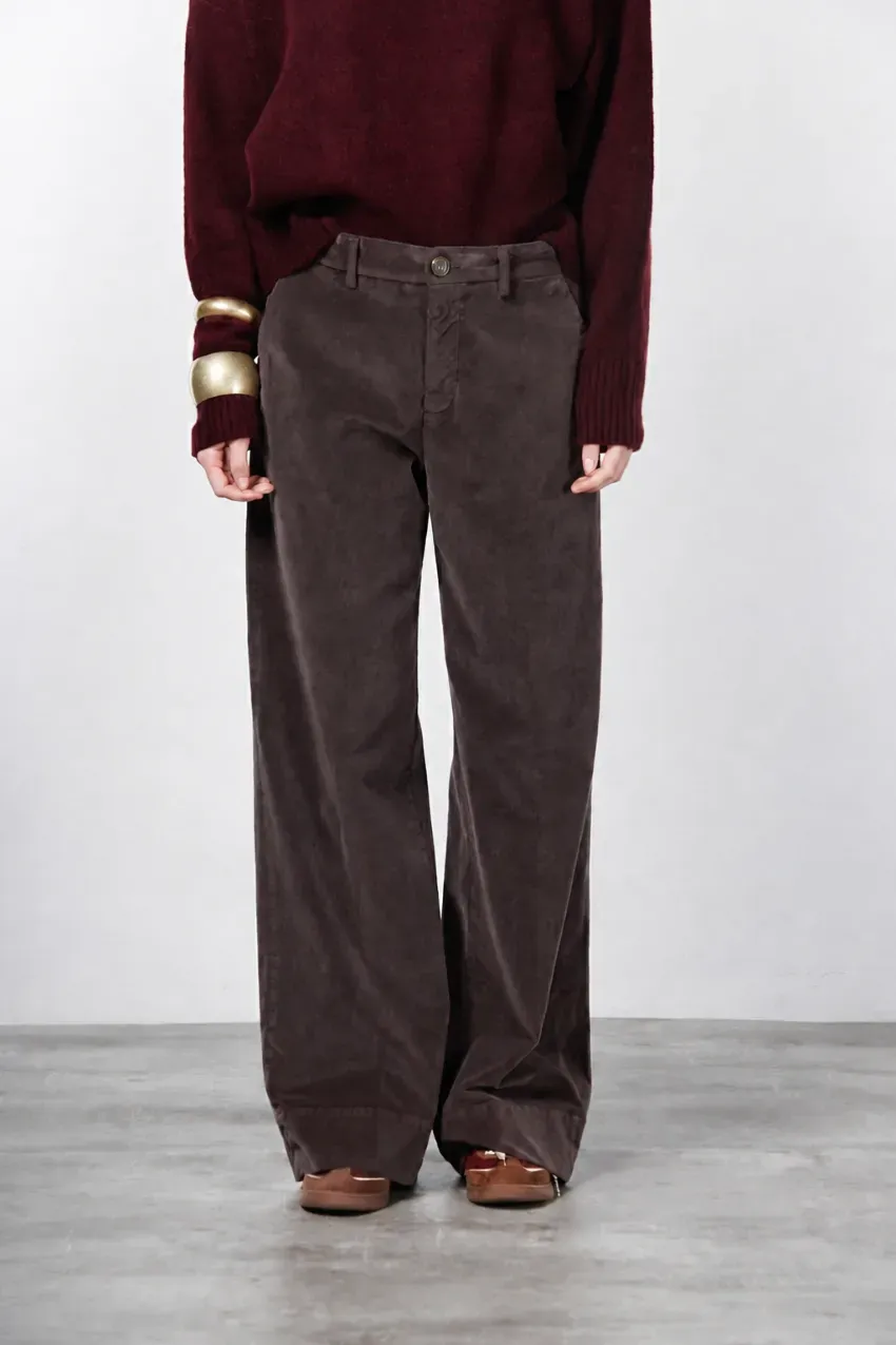 Mason's New York Studio chinobukser brun straight fit