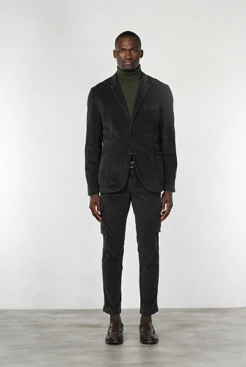 Mason's Tiziano blazer fløjl brun regular