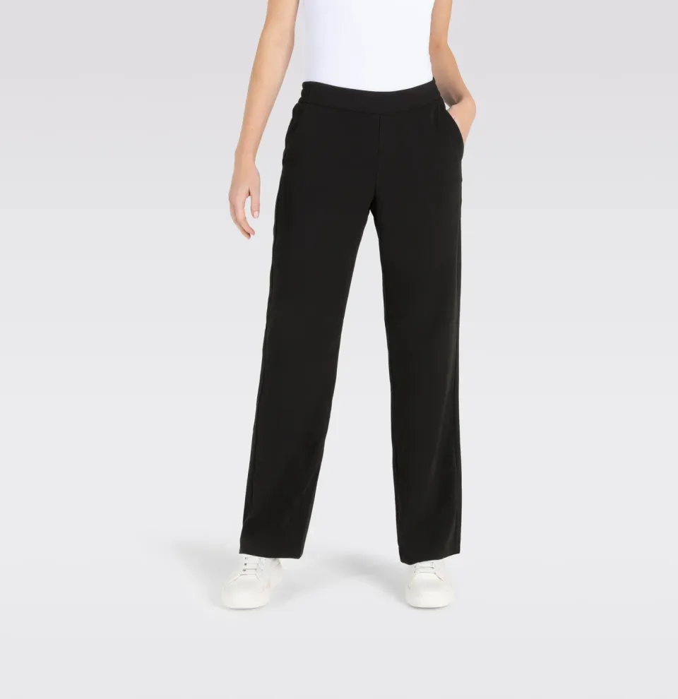 MAC Chiara 2177-00-0231L bukser sort wide leg