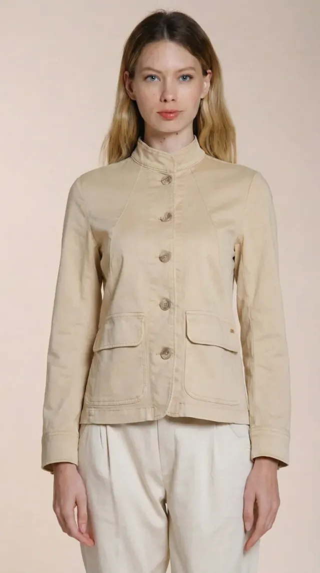 Mason's Karen New jakke beige hør stretch dame