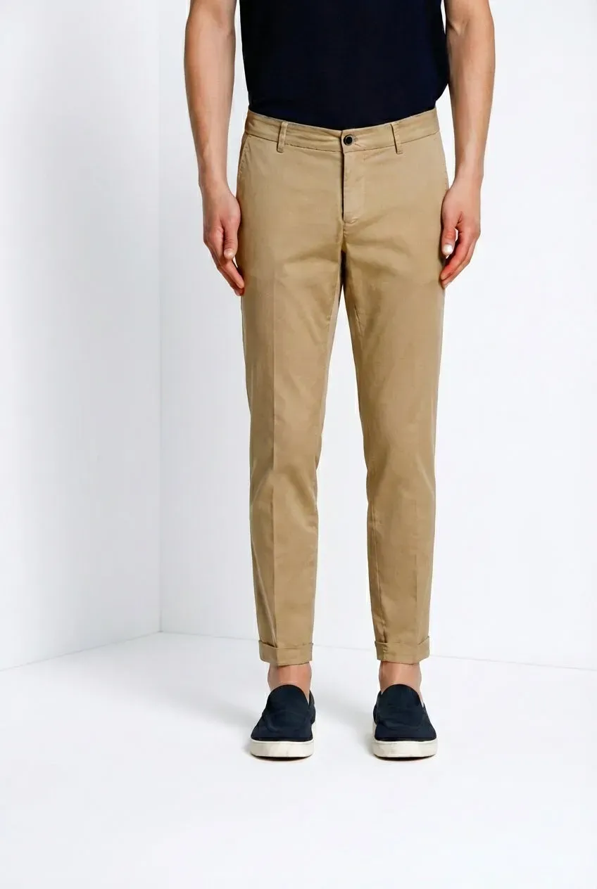 Mason's Milano chinos beige gabardine extra slim