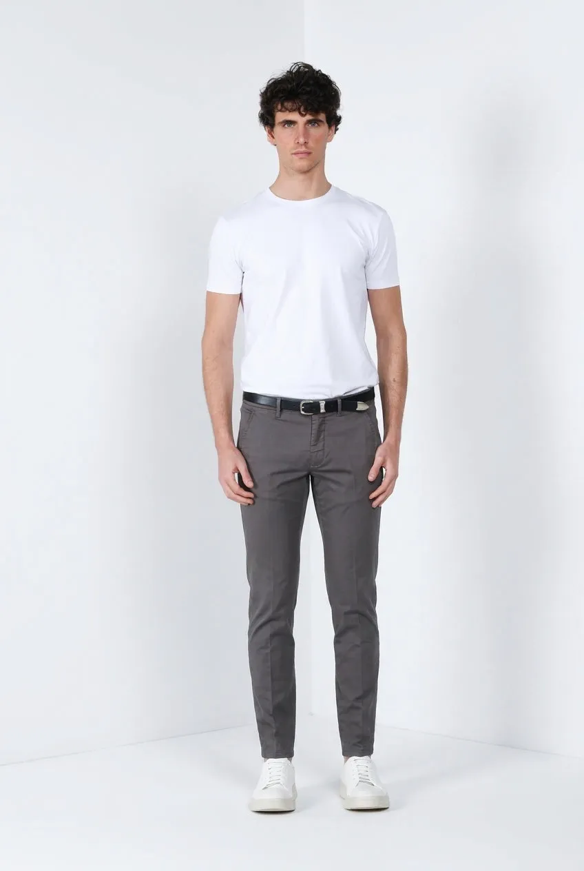 Mason's Torino Travel chino bukser grå slim stretch