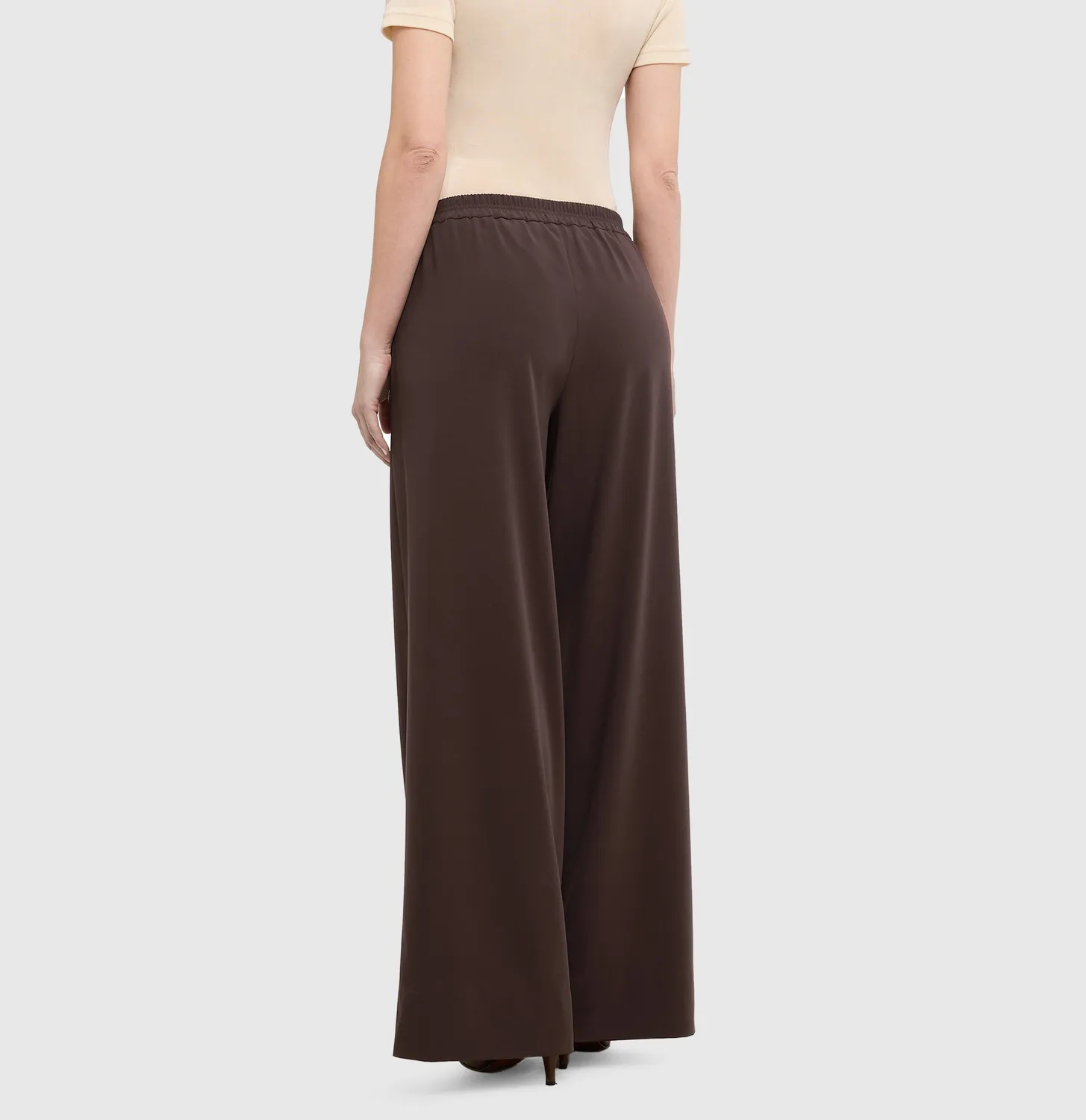 MAC Coralie 3421 wide buks brun crepe stretch