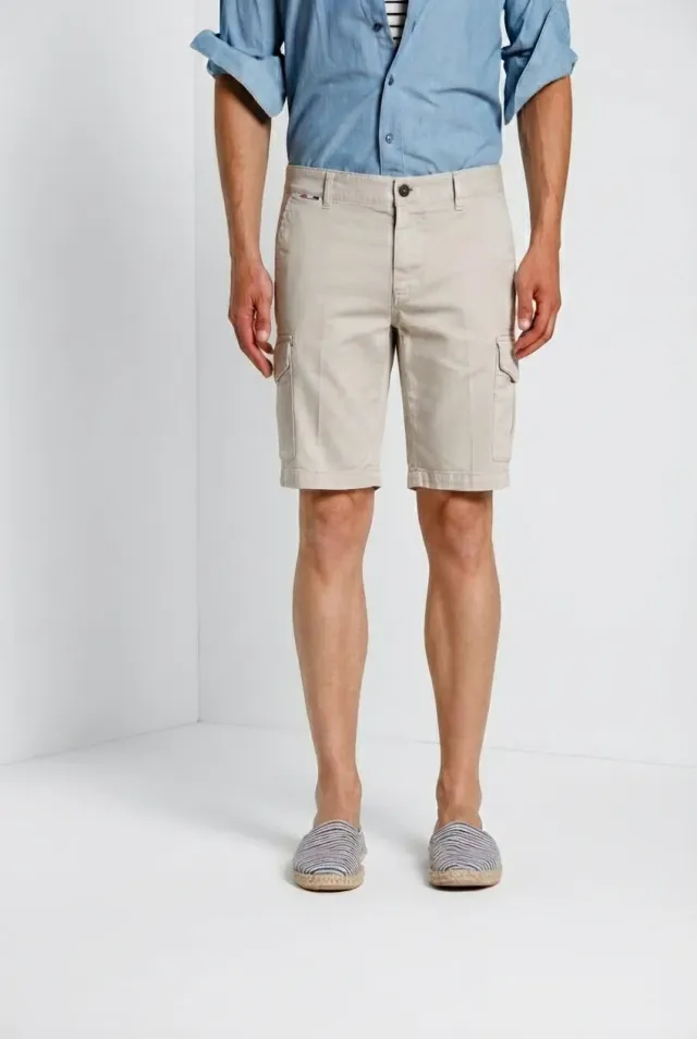 Mason's Chile cargo shorts slim fit lyseblå