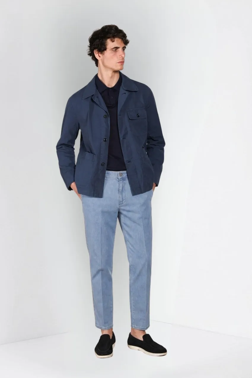 Mason's Madison M74 chinos indigo carrot fit