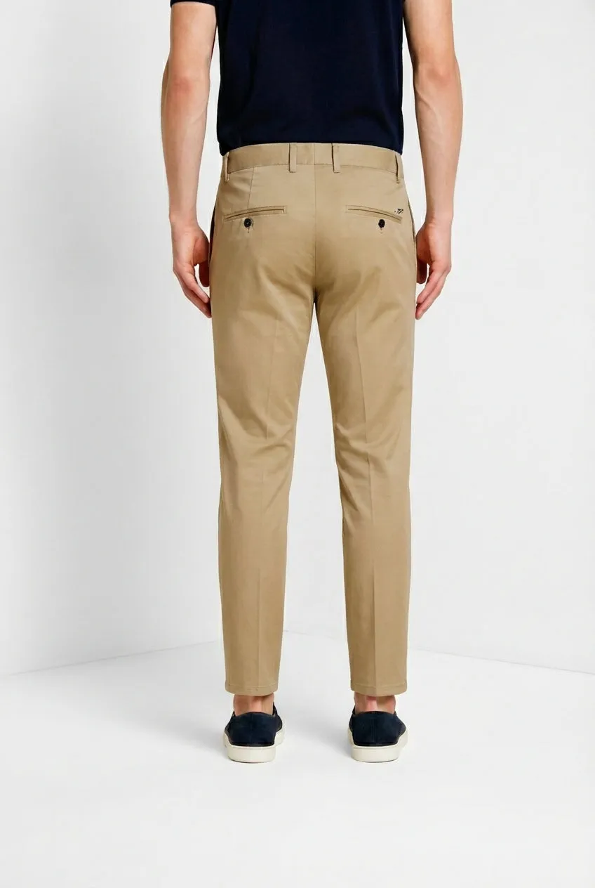 Mason's Milano chinos beige gabardine extra slim