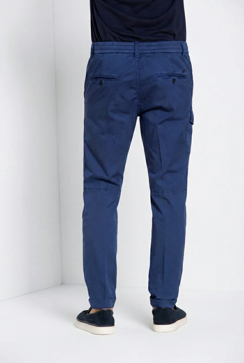 Mason's George Coolpocket cargo jogger blå carrot