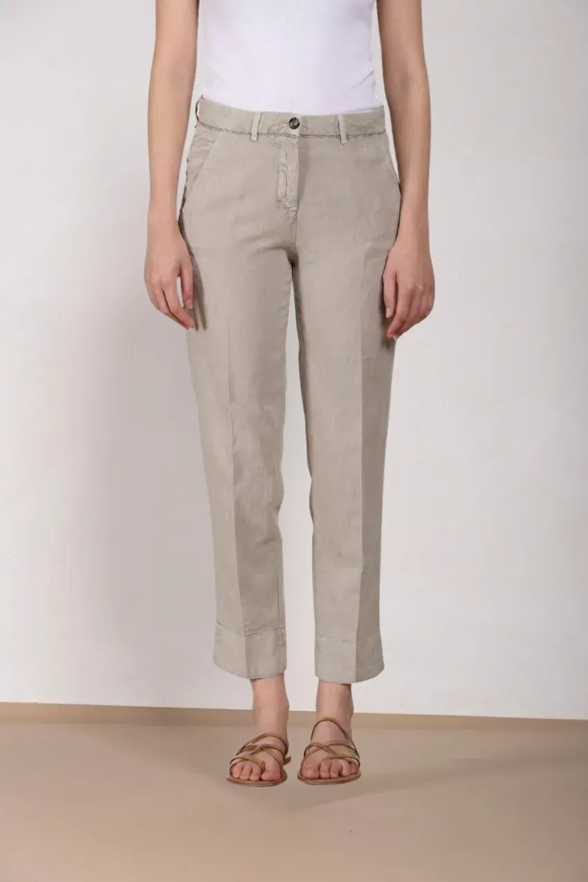 Mason's New York Carrot chinobukser beige hør dame