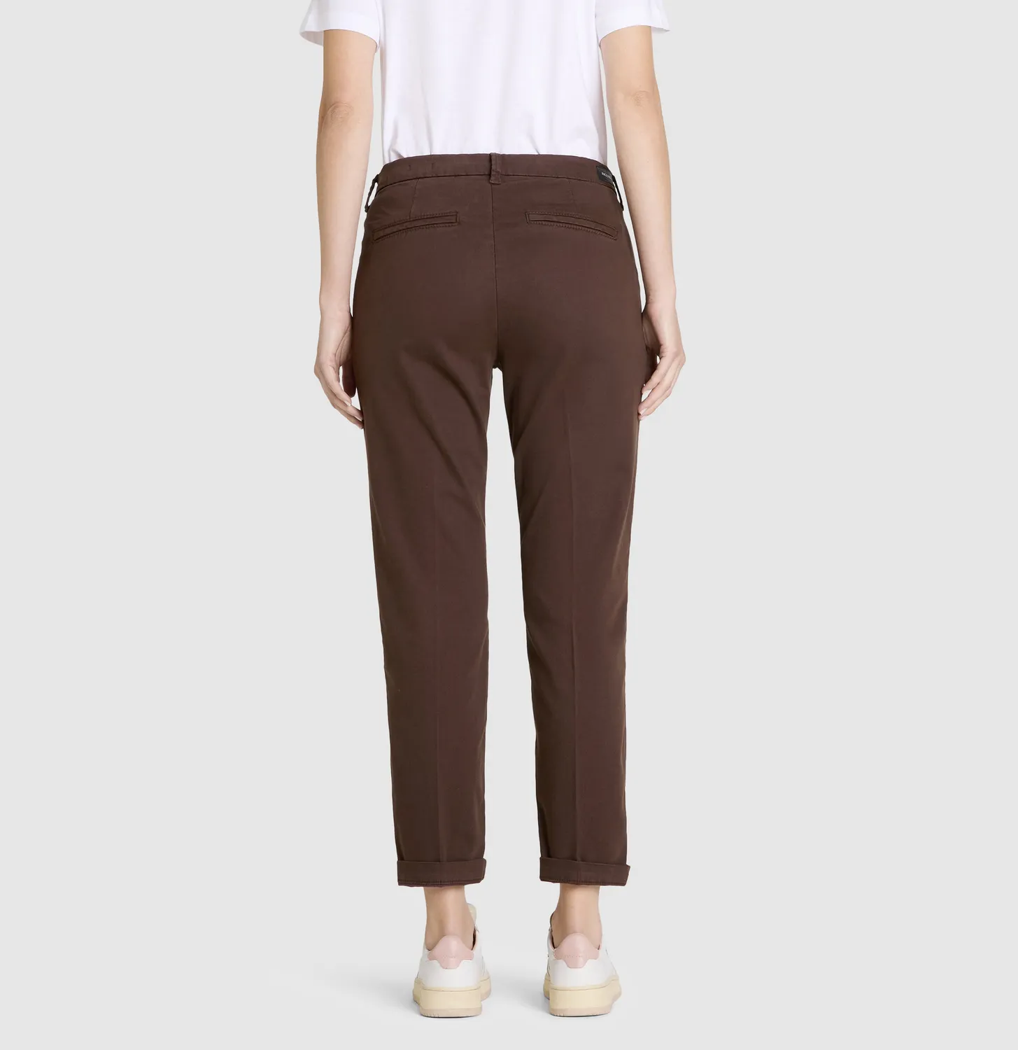 MAC Chino Turn Up 3075 slim chinos brun