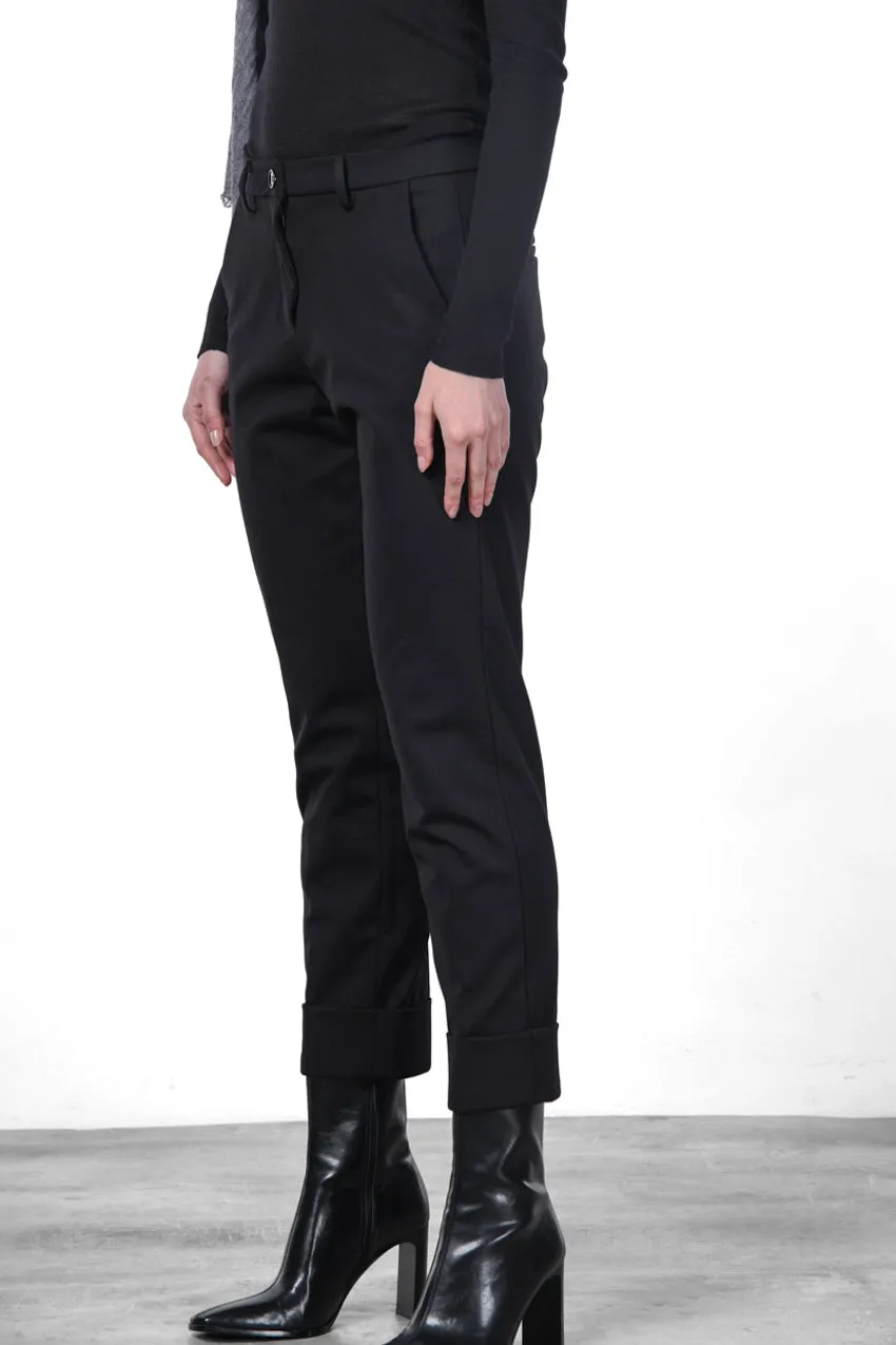 Mason's New York Carrot chinos sort teknisk jersey