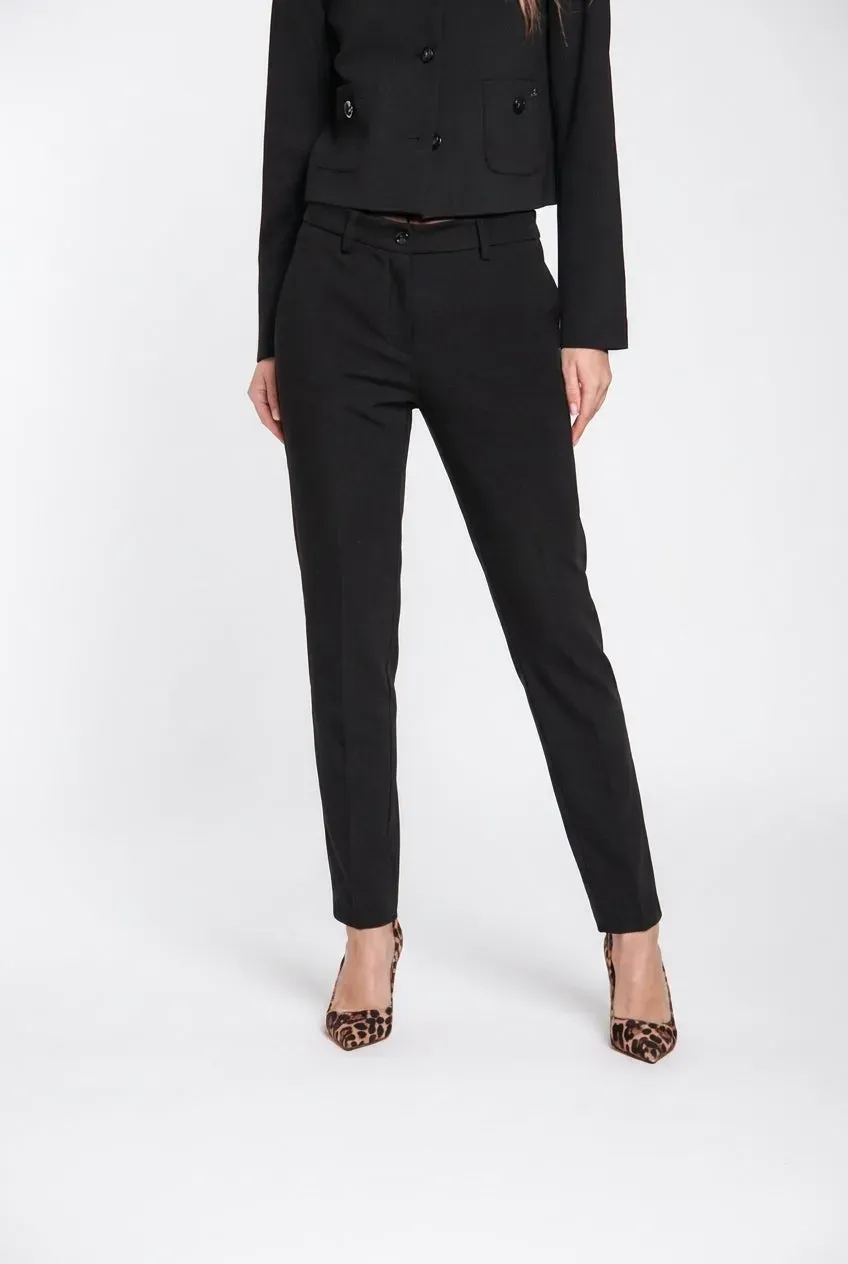 Mason's New York Slim chinobukser sort slim stretch